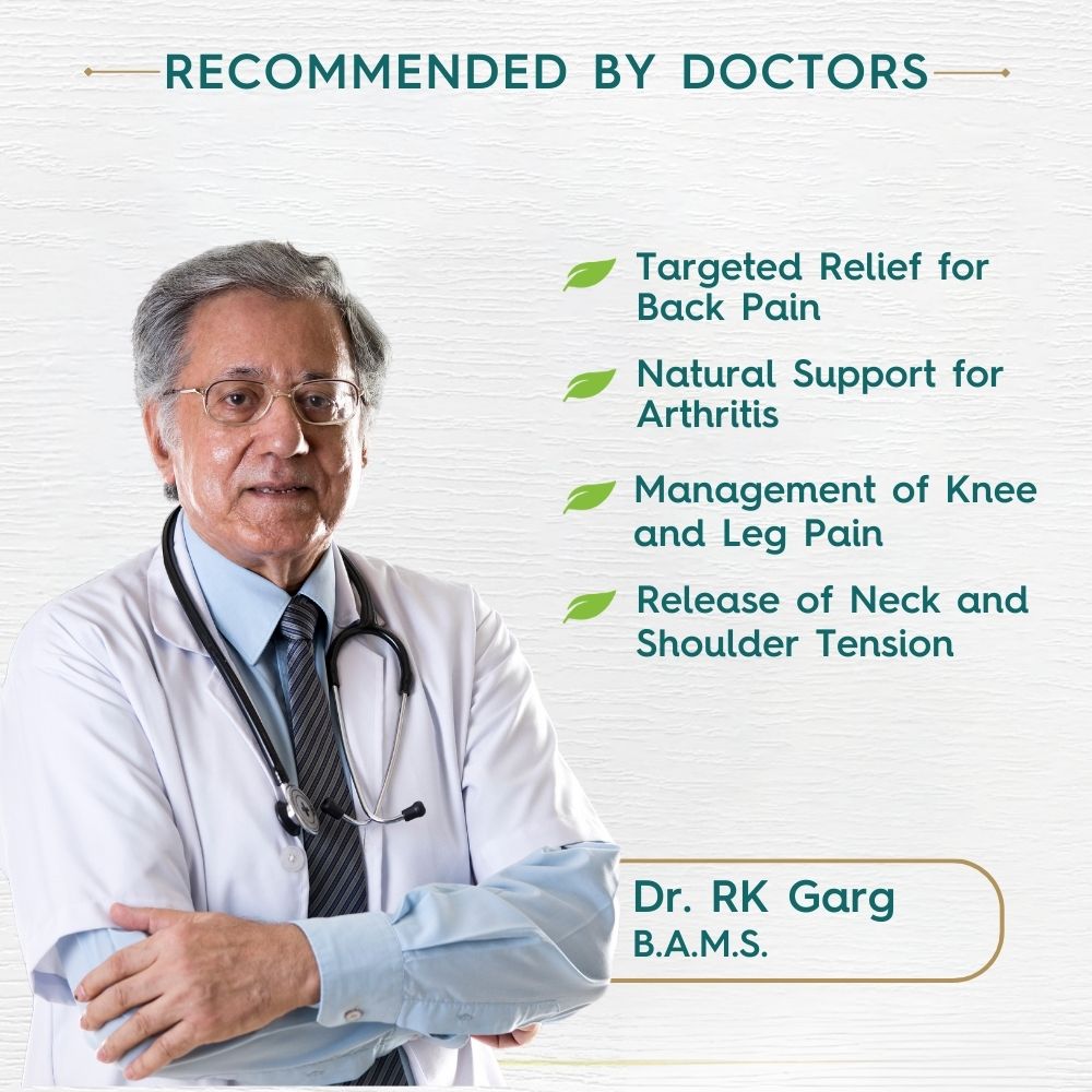 Ayurvedic Pain Relief Tablets for Knee, Back, Shoulder, Leg, Neck Pain, 60 Tablets