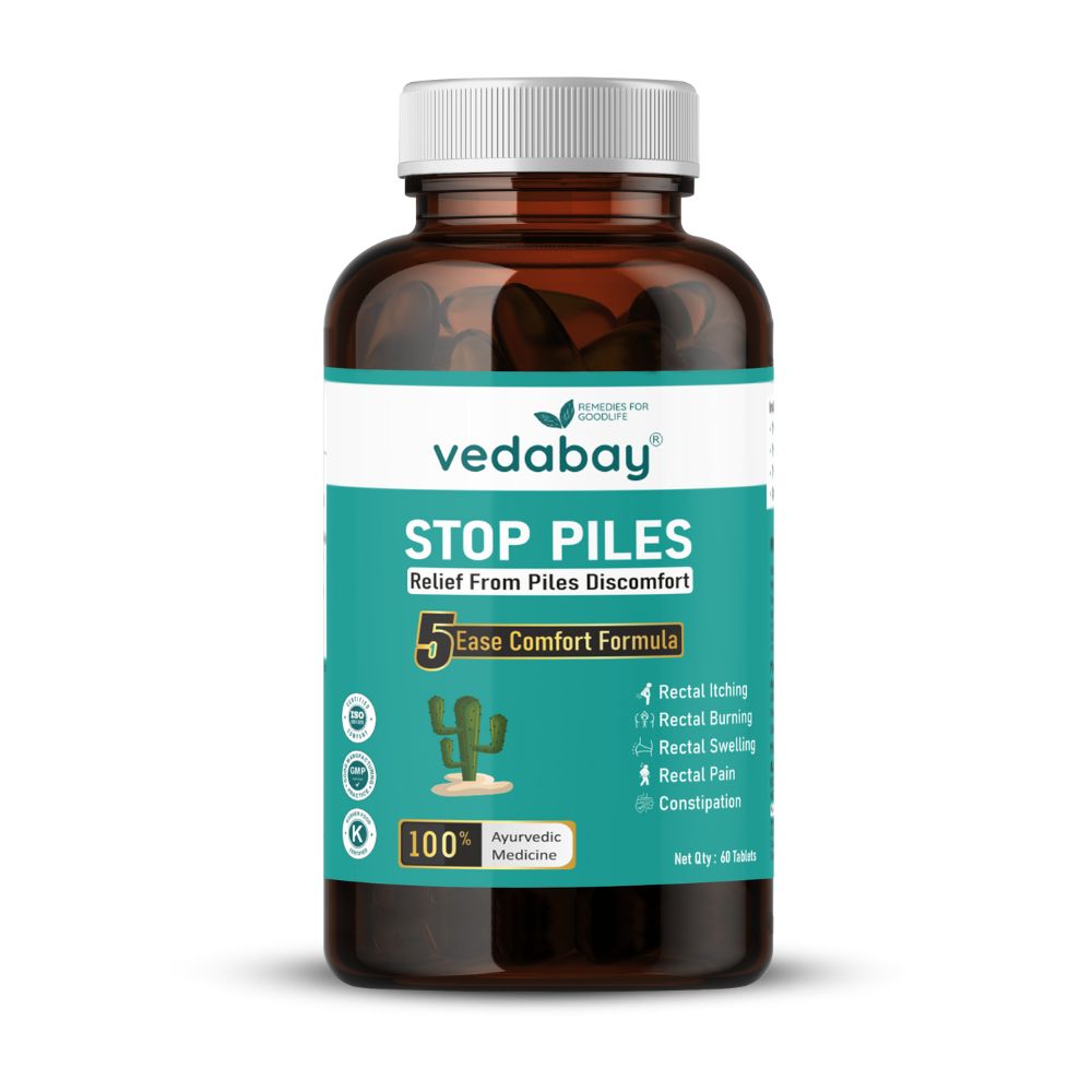Stop Piles: Ayurvedic Tablets For Piles, Fissure & Fistula (Ministry of Ayush Approved)