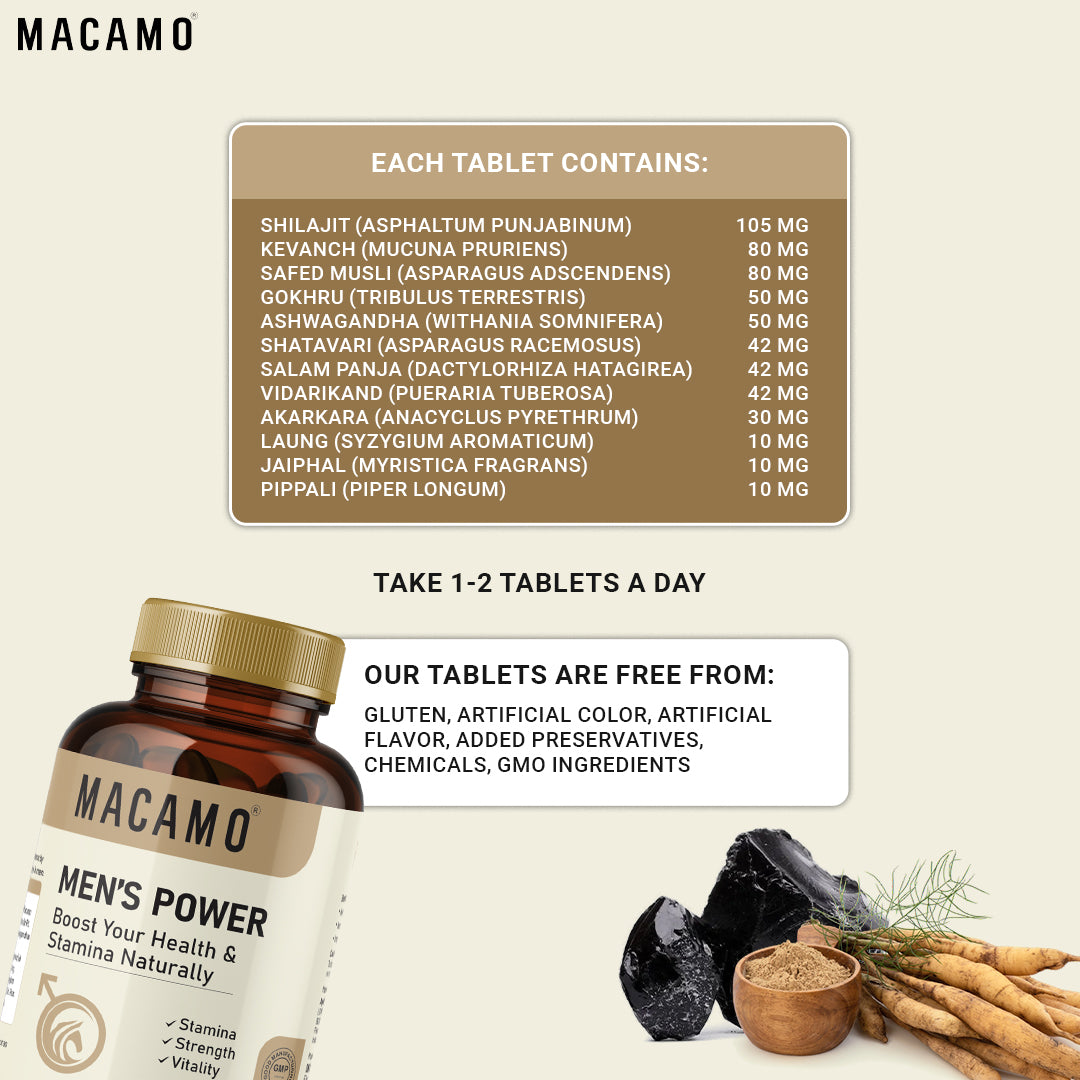 Macamo Men's Power Tablets