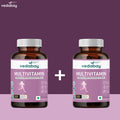 Multivitamin for Women with Vitamin A, B, C, D, E, K, Calcium, Zinc, Iron, Magnesium to Boosts Immunity & Healthy (180 Tablets) - 2 Months Pack