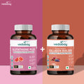 Combo: Glutathione Plus Tablets + Plant-Based Collagen Builder Tablets